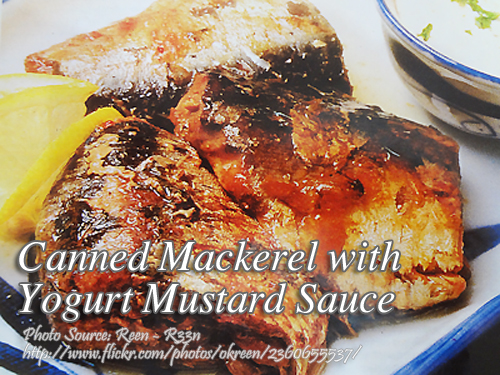 Mackerel with Yogurt Mustard Sauce