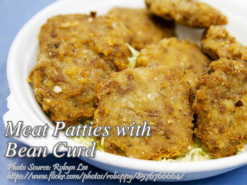 Meat Patties with Bean Curd