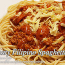 Meaty Filipino Style Spaghetti