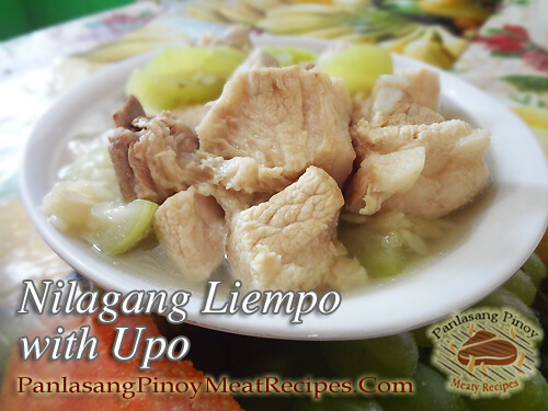 Nilagang Liempo with Upo