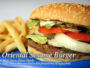 Oriental Sesame Burger