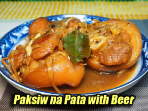 Paksiw na Pata with Beer Paksiw na Pata with Beer Pin It!