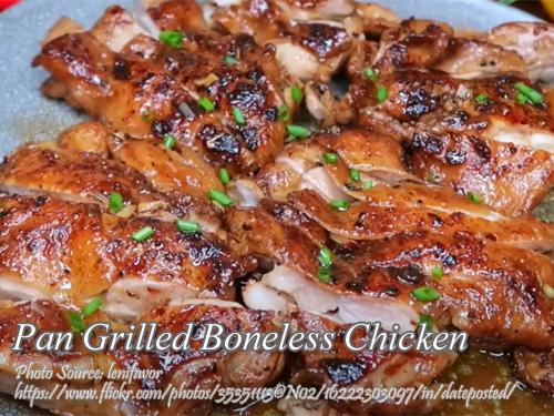 Pan Grilled Boneless Chicken Pin It!