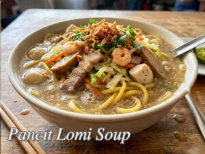 Pancit Lomi Soup Pancit Lomi Soup Pin It!