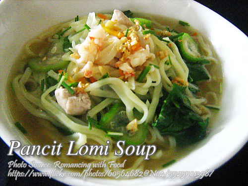 Pancit Lomi Soup