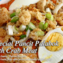 Pancit Palabok with Crab Meat