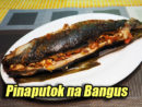 Pinaputok na Bangus with Salted Egg