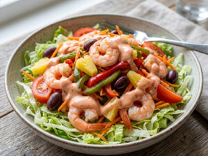Pineapple Shrimp Salad Pineapple Shrimp Salad Pin It!