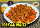 Pork Caldereta (Kalderetang Baboy)