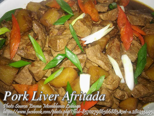 Pork Liver Afritada