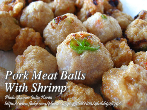 Pork Meatballs with Shrimp