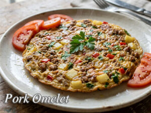 Pork Omelette Pork Omelet Pin It!
