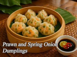 Prawn and Spring Onion Dumplings Pin It!