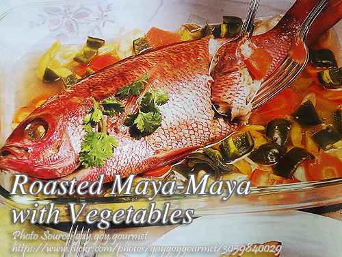 Roasted Maya-Maya with Vegetables