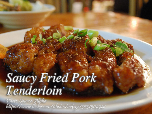 Saucy Pork Tenderloin