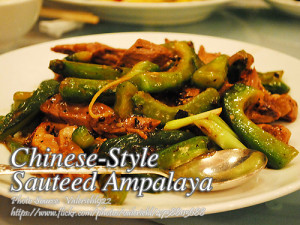 Sauteed Ampalaya Chinese Style