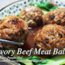 Savory Beef Meat Balls
