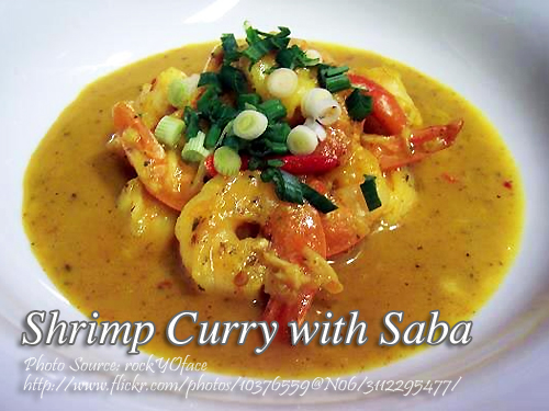 Shrimp Curry with Saba