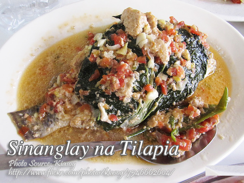 Sinanglay na Tilapia