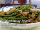 Sauteed String Beans with Shrimp Paste