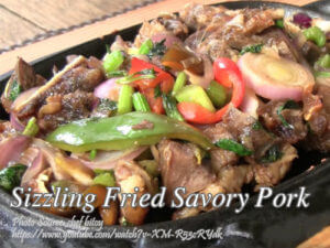 Sizzling Fried Savory Pork