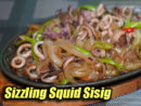 Sizzling Squid Sisig