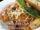 Spaghetti with Crab Fat