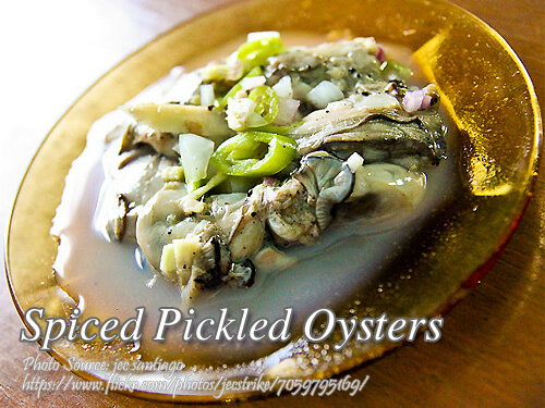 Spiced Pickled Oysters
