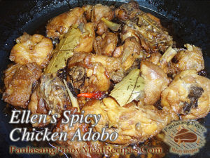 Spicy Chicken Adobo Pin It!