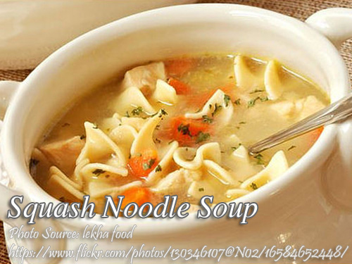 Squash Noodle Soup