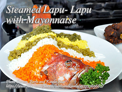 Steamed Lapu-Lapu with Mayo