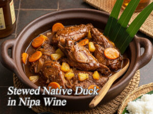 Stewed Duck in Nipa Wine Pin It!