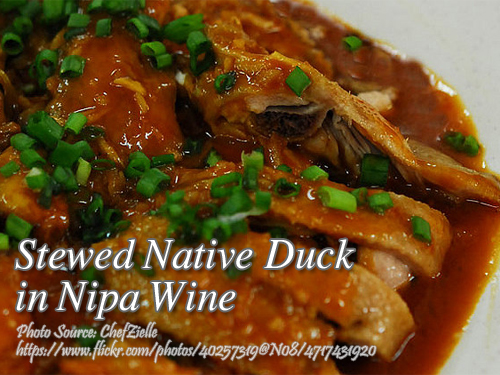 Stewed Duck in Nipa Wine