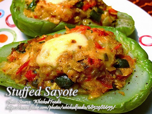 Stuffed Chayote