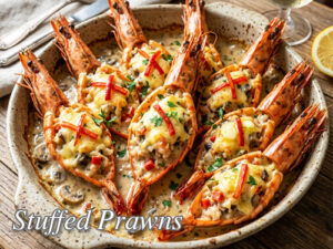 Stuffed Prawns (Rellenong Sugpo) Stuffed Prawns Pin It!