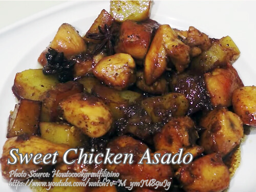 Sweet Chicken Asado with Potatoes
