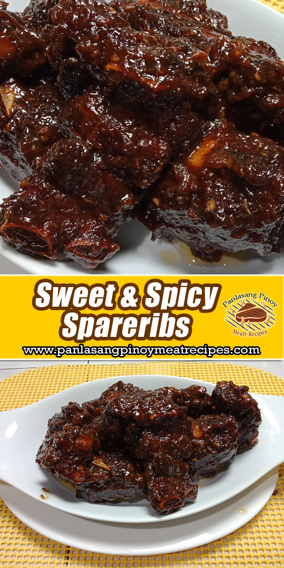 Sweet Spicy Spareribs Pinterest Pin It!