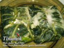 Tinumok (Shrimp Mixture Wrap in Taro Leaves)