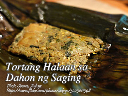 Tortang Halaan sa Dashon ng Saging