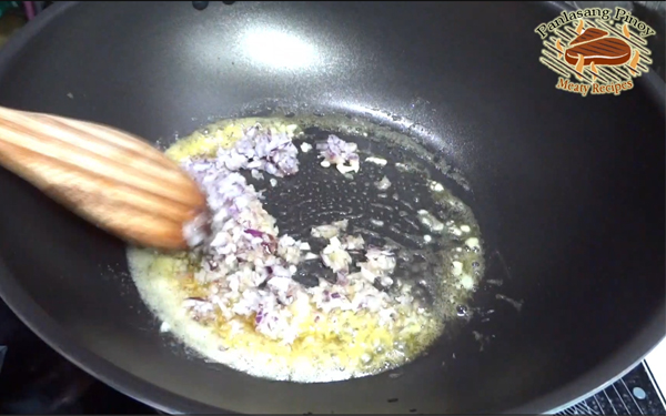 tuna carbonara saute