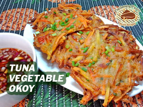 Tuna Vegetable Okoy Pin it!